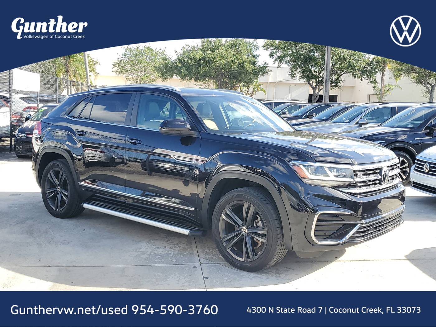 2021 Volkswagen Atlas Cross Sport SE with Technology R-Line — SUV — 42,280 mi — Coconut Creek, FL