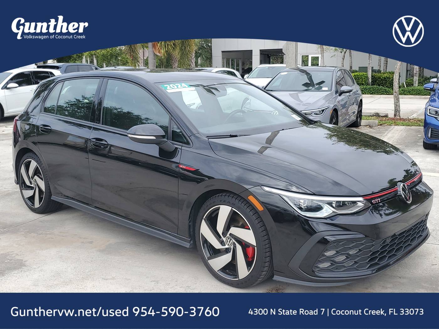 2024 Volkswagen Golf GTI S — Hatchback — 24,213 mi — Coconut Creek, FL