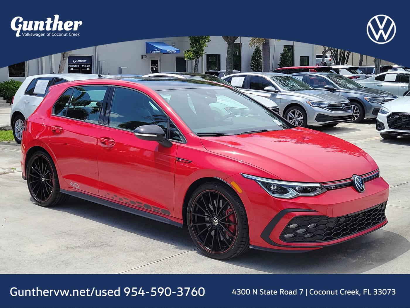 2023 Volkswagen Golf GTI 40th Anniversary Edition — Hatchback — 6,443 mi — Coconut Creek, FL