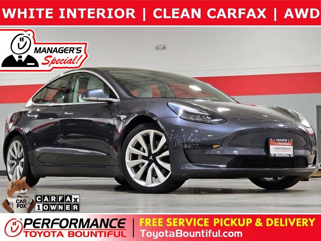 2018 Tesla Model 3 Long Range — Sedan — 53,273 mi — Bountiful, UT