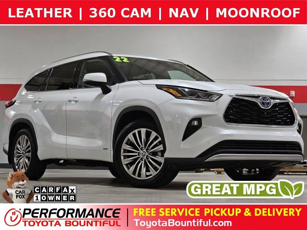 2022 Toyota Highlander Hybrid Platinum — SUV — 42,569 mi — Bountiful, UT