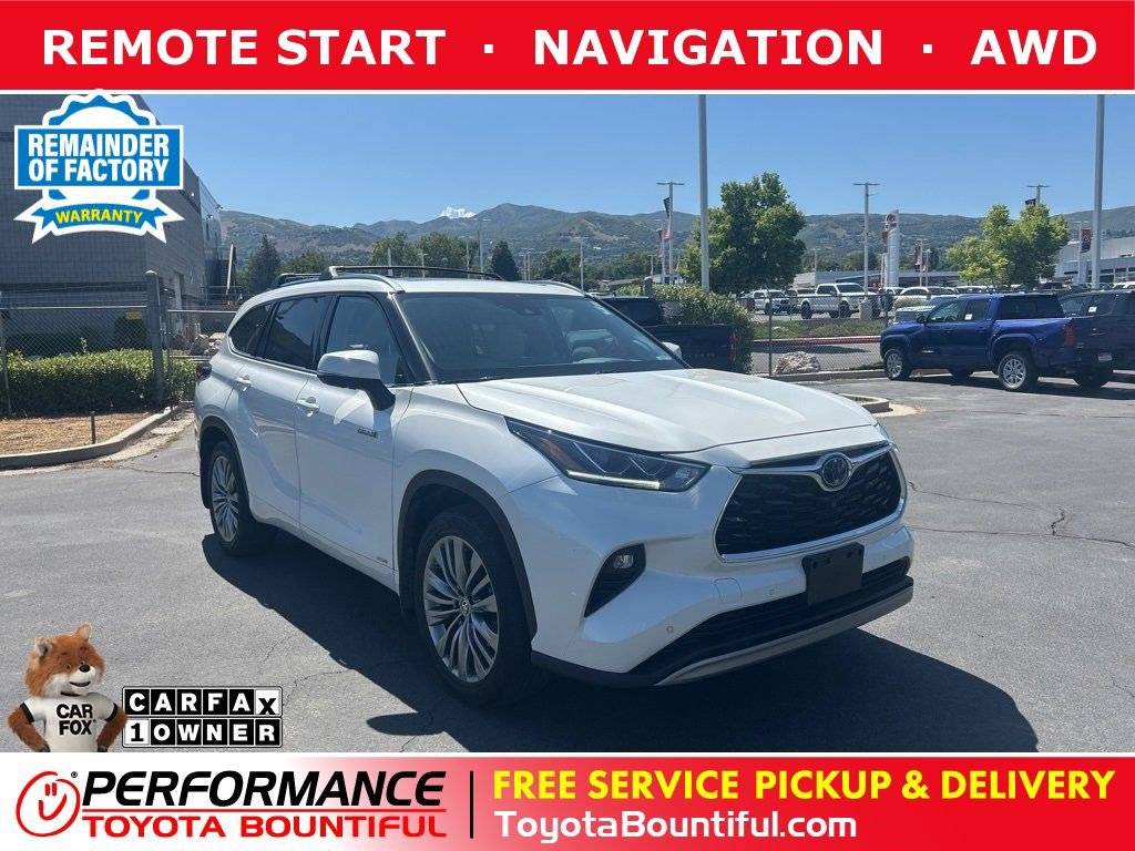 2021 Toyota Highlander Hybrid Platinum — SUV — 37,516 mi — Bountiful, UT