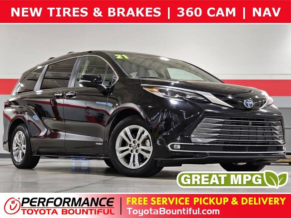 2021 Toyota Sienna Platinum — Minivan — 62,752 mi — Bountiful, UT