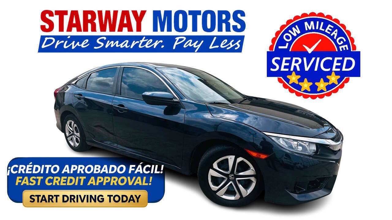 2016 Honda Civic LX — Sedan — 60,285 mi — Houston, TX