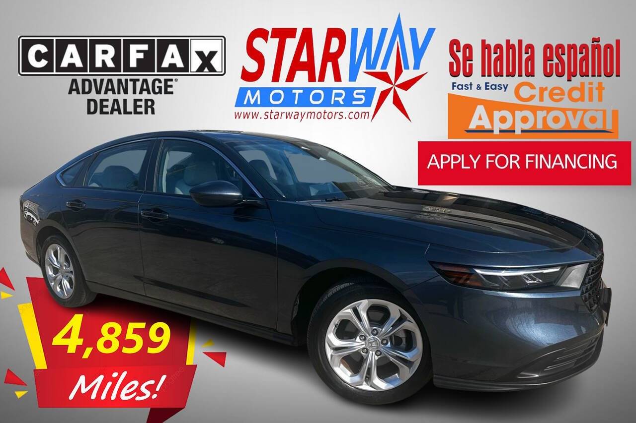2024 Honda Accord LX — Sedan — 4,859 mi — Houston, TX