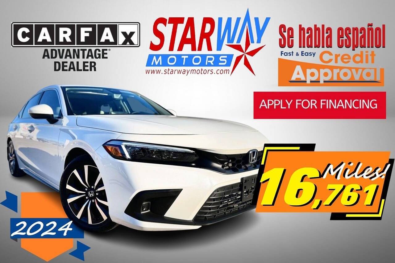 2024 Honda Civic EX-L — Hatchback — 16,761 mi — Houston, TX