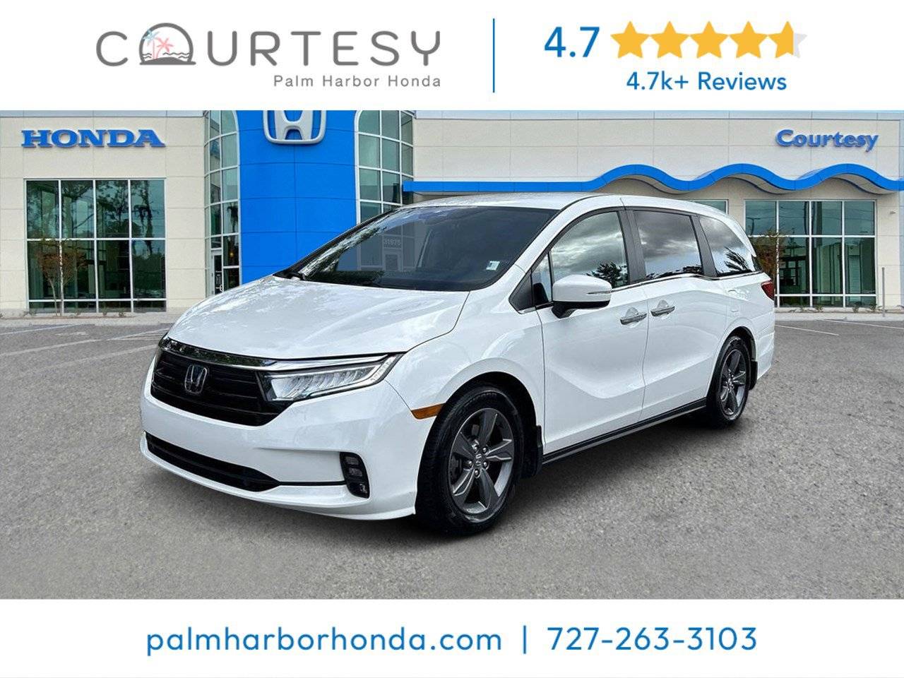 2021 Honda Odyssey EX — Minivan — 51,298 mi — Palm Harbor, FL