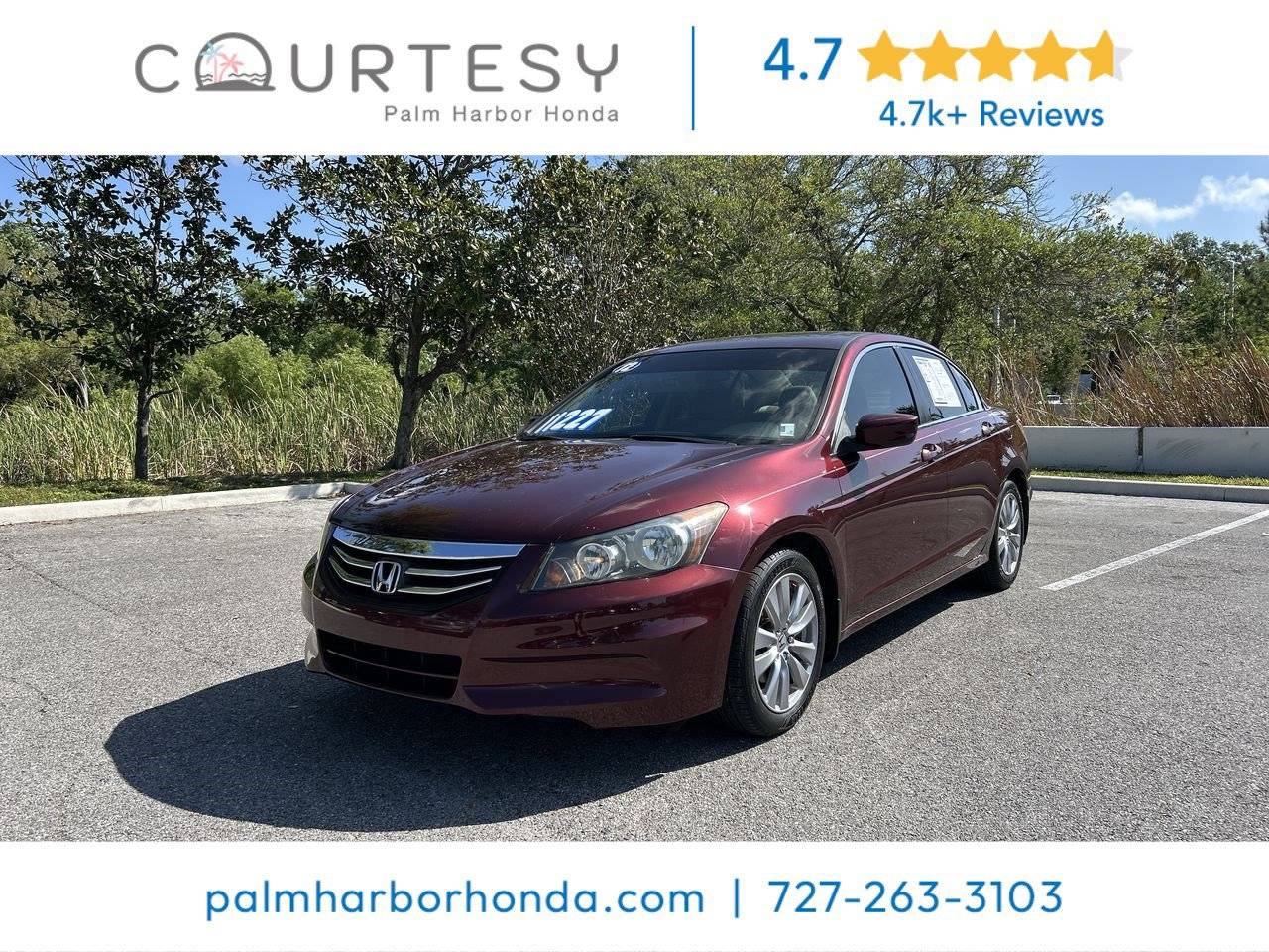 2012 Honda Accord EX — Sedan — 102,463 mi — Palm Harbor, FL