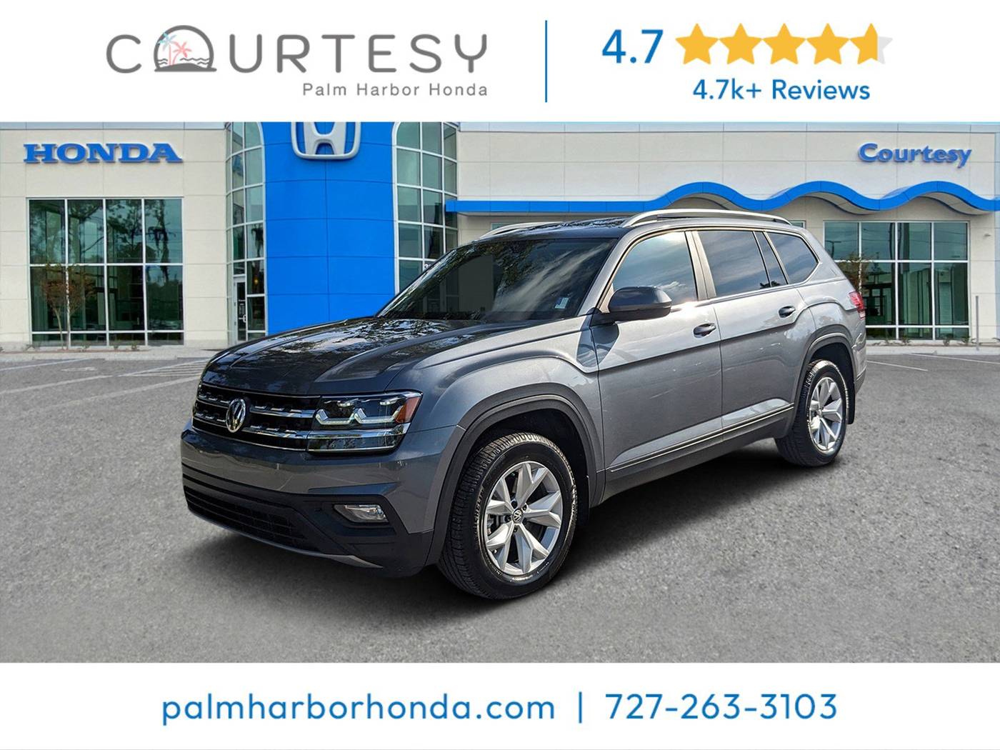 2019 Volkswagen Atlas SE — SUV — 94,926 mi — Palm Harbor, FL