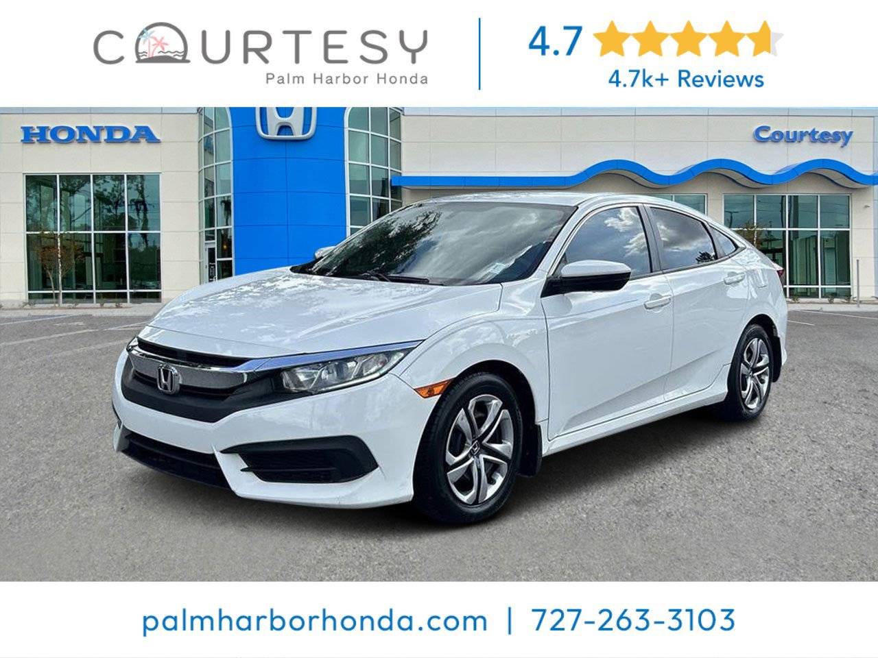 2017 Honda Civic LX — Sedan — 99,619 mi — Palm Harbor, FL