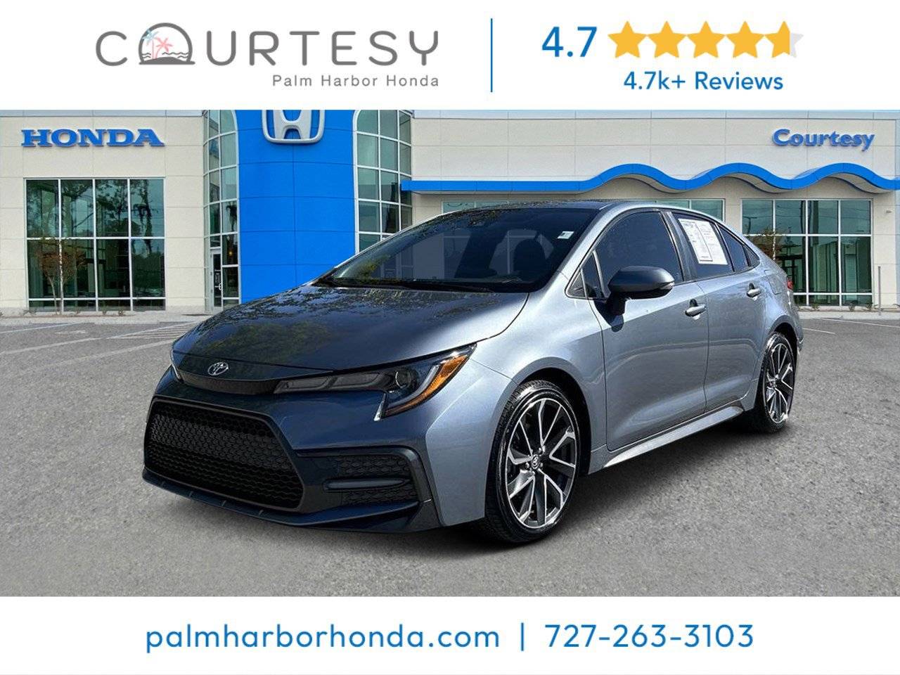 2020 Toyota Corolla SE — Sedan — 96,259 mi — Palm Harbor, FL