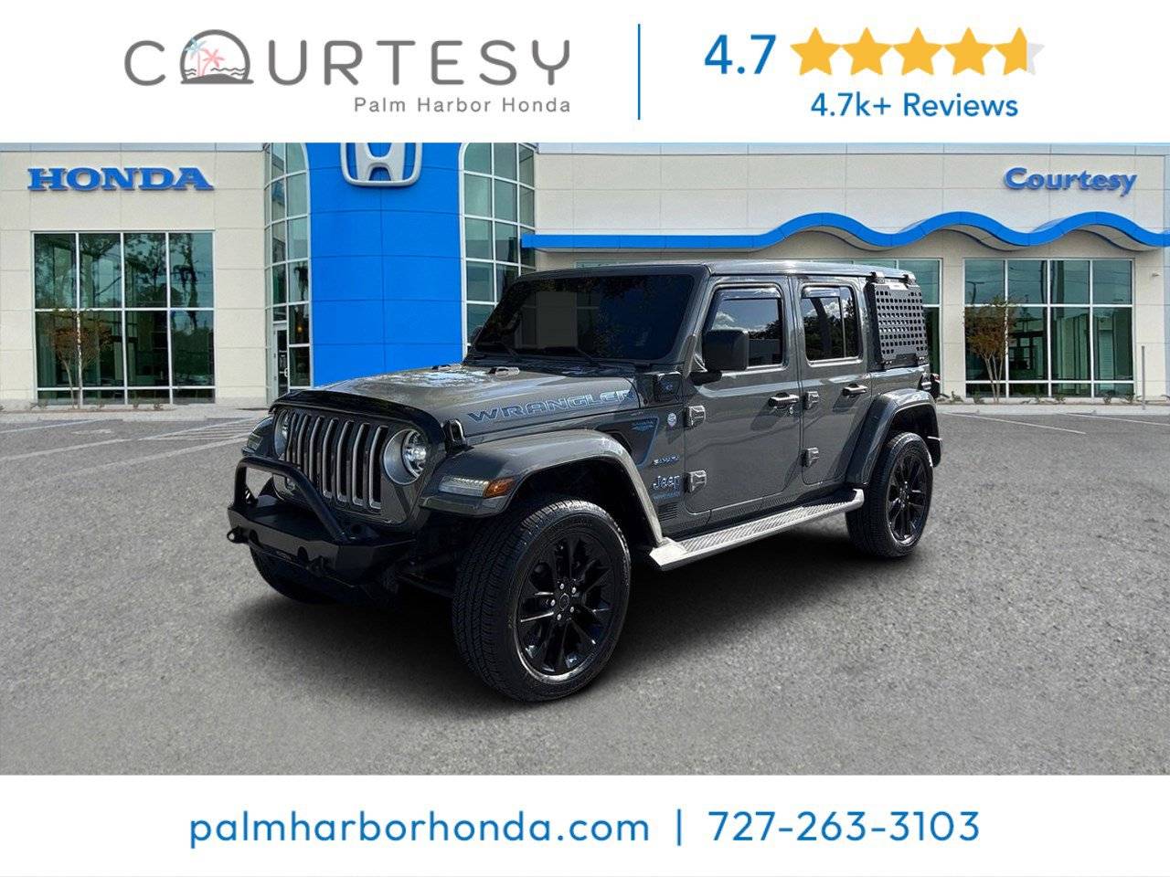 2021 Jeep Wrangler Sahara 4xe — SUV — 55,682 mi — Palm Harbor, FL