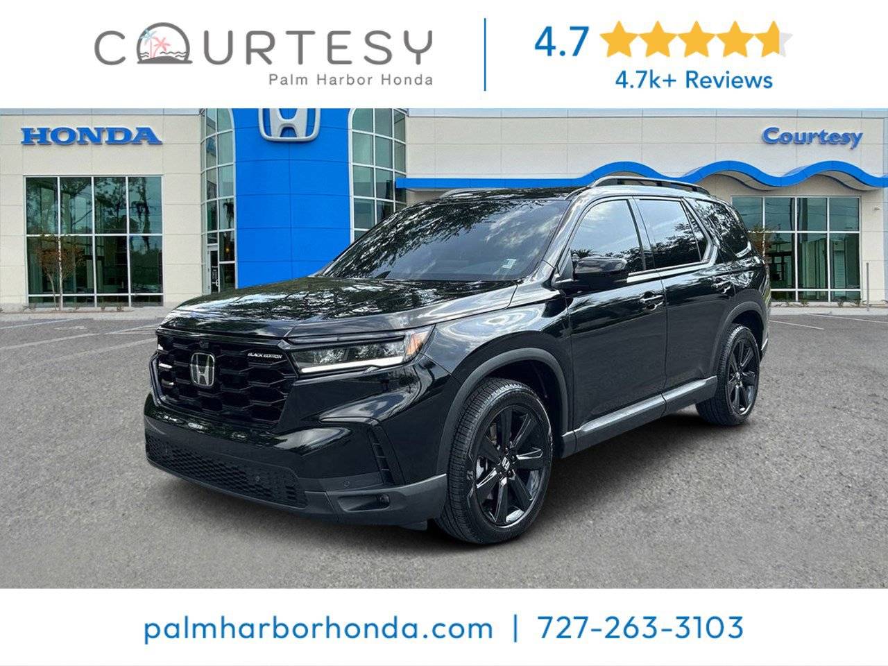 2025 Honda Pilot Black Edition — SUV — 12,197 mi — Palm Harbor, FL