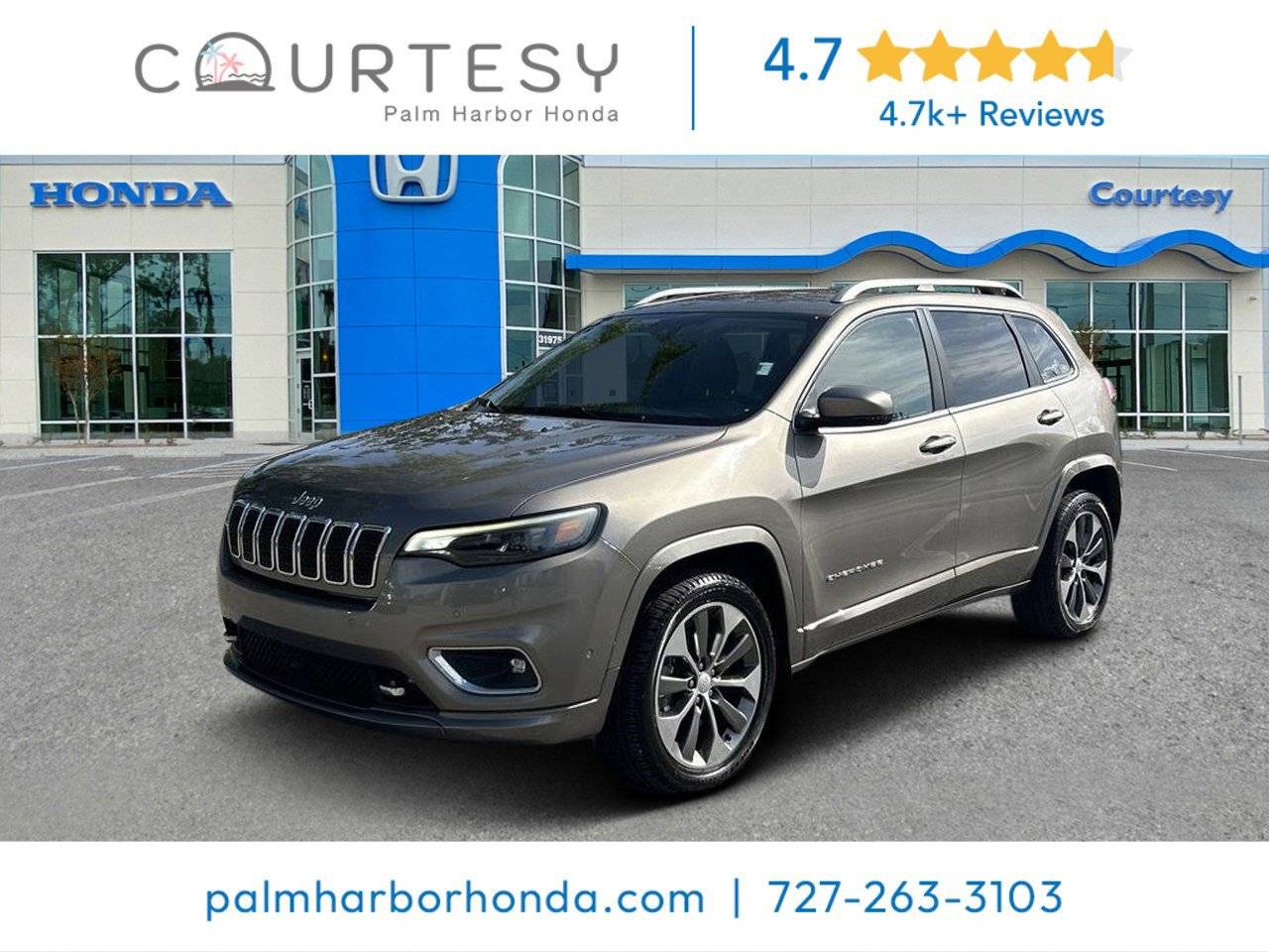 2019 Jeep Cherokee Overland — SUV — 34,900 mi — Palm Harbor, FL