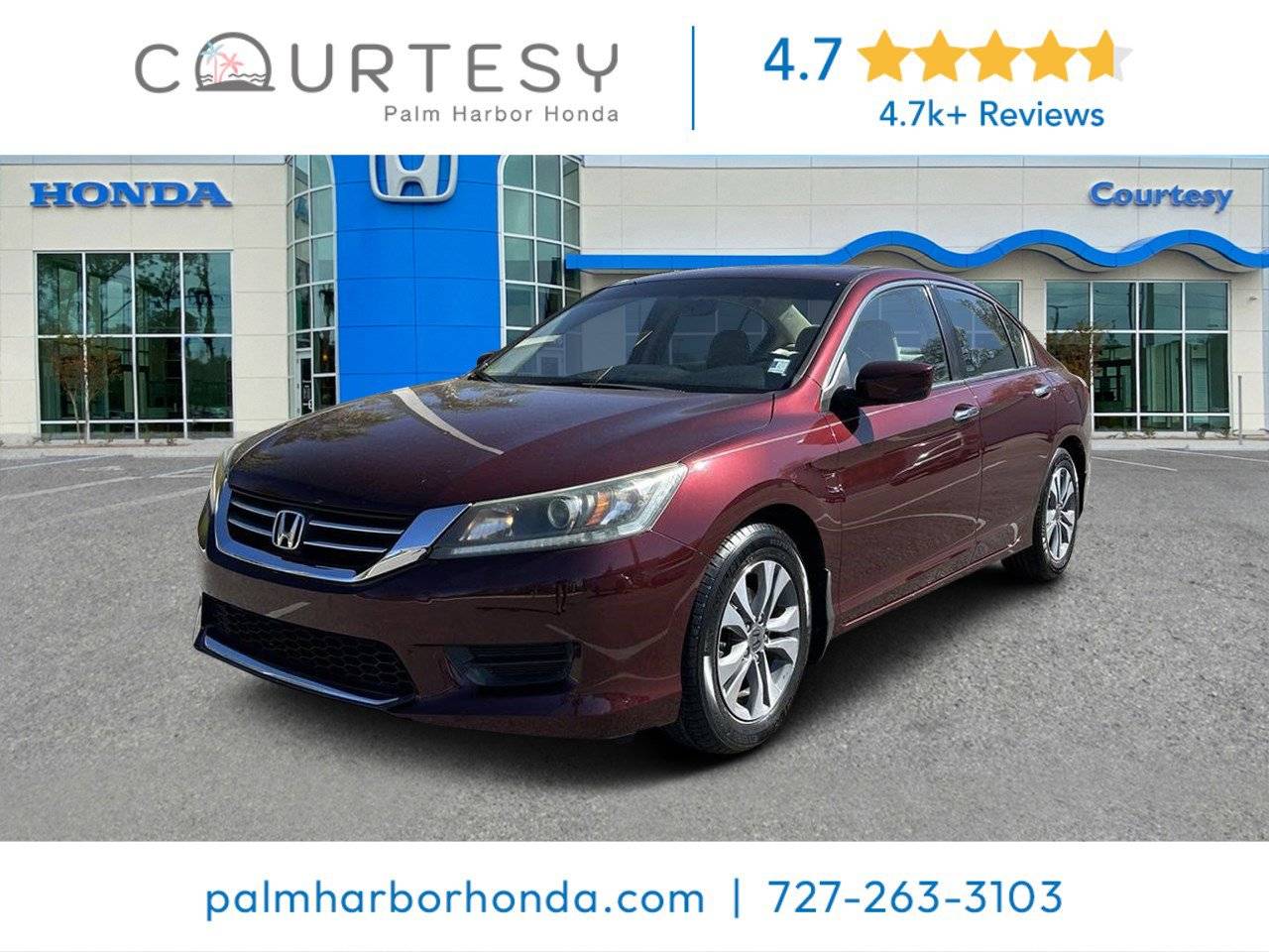 2015 Honda Accord LX — Sedan — 76,879 mi — Palm Harbor, FL