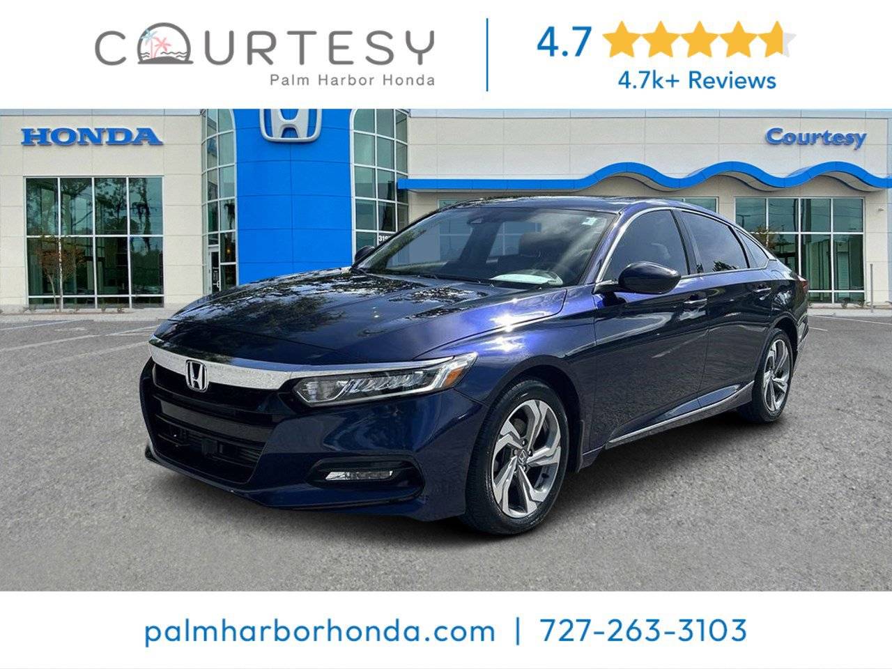 2019 Honda Accord EX — Sedan — 25,140 mi — Palm Harbor, FL