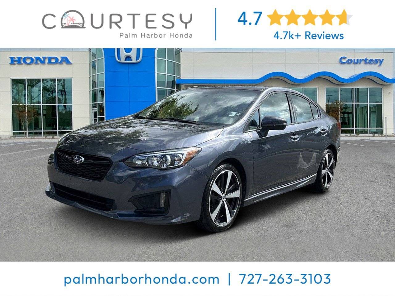 2017 Subaru Impreza 2.0i Sport — Sedan — 59,480 mi — Palm Harbor, FL