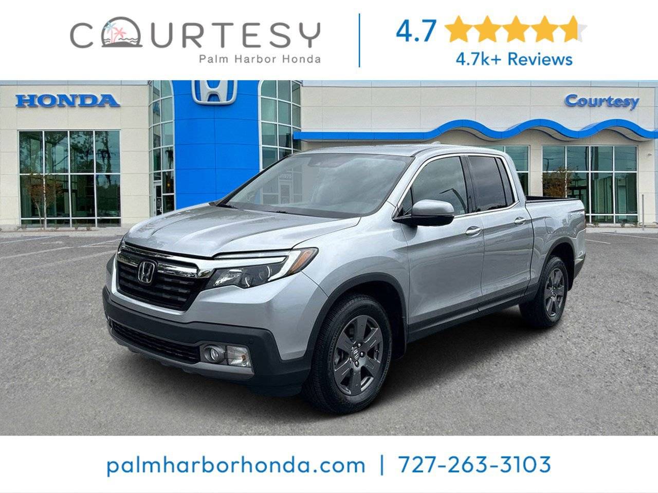 2020 Honda Ridgeline RTL-E — Pickup Truck — 64,257 mi — Palm Harbor, FL