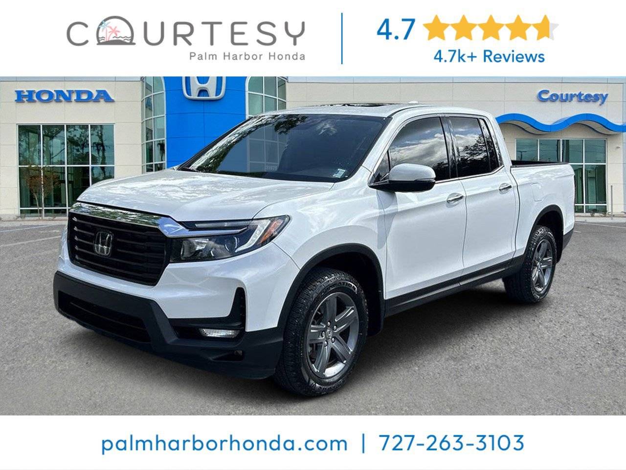 2022 Honda Ridgeline RTL-E — Pickup Truck — 16,529 mi — Palm Harbor, FL