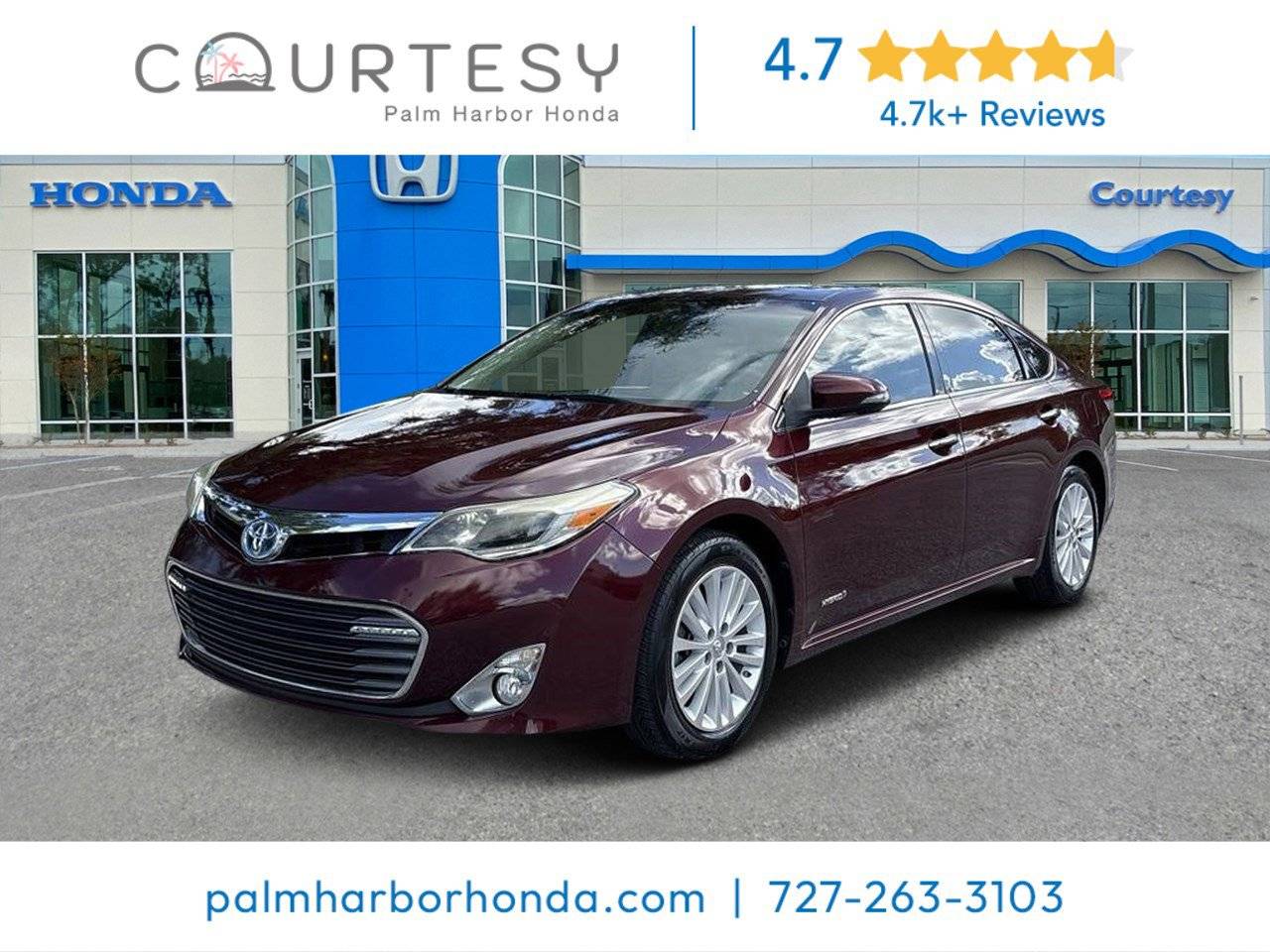 2015 Toyota Avalon Hybrid Limited — Sedan — 77,442 mi — Palm Harbor, FL