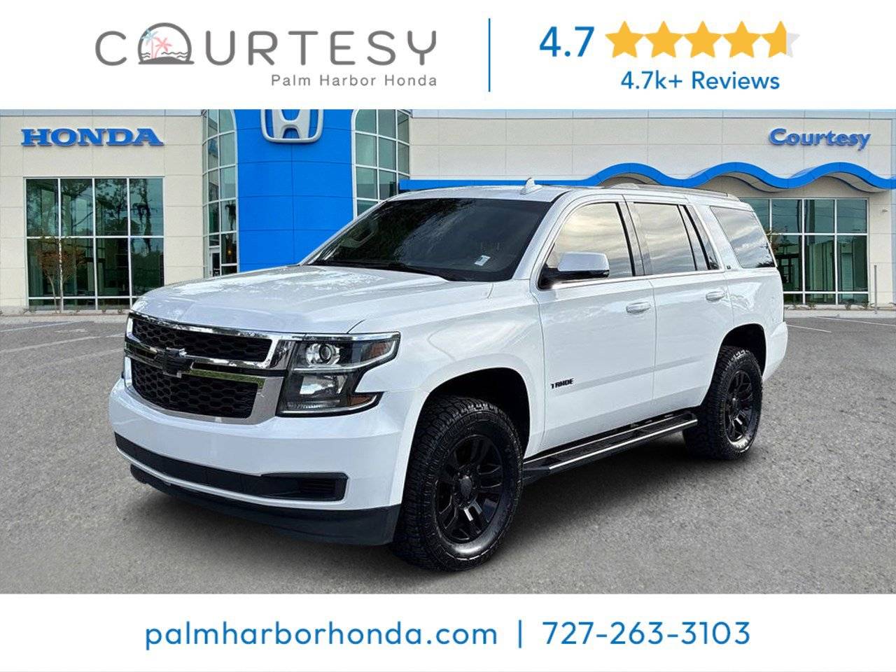 2018 Chevrolet Tahoe LT — SUV — 103,615 mi — Palm Harbor, FL