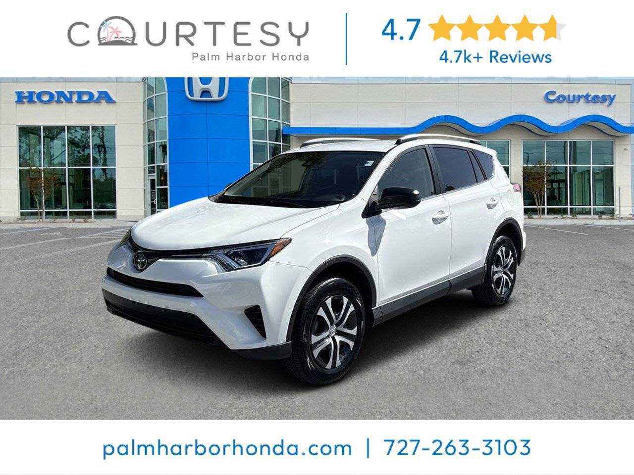 2018 Toyota RAV4 LE — SUV — 42,629 mi — Palm Harbor, FL