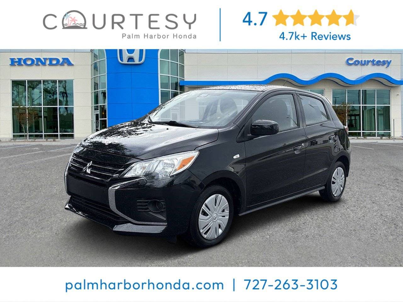 2023 Mitsubishi Mirage ES — Hatchback — 27,195 mi — Palm Harbor, FL