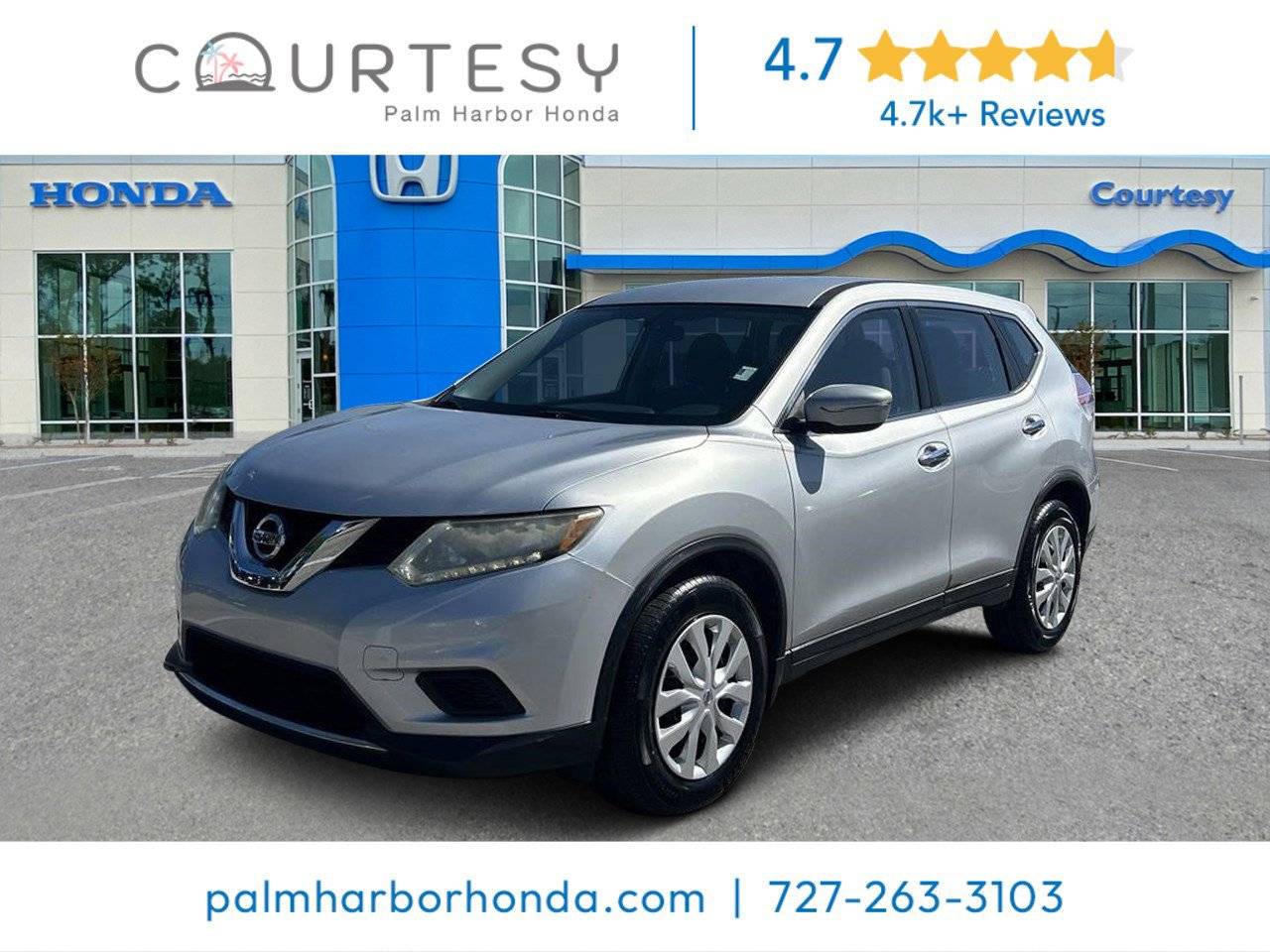 2015 Nissan Rogue S — SUV — 84,454 mi — Palm Harbor, FL