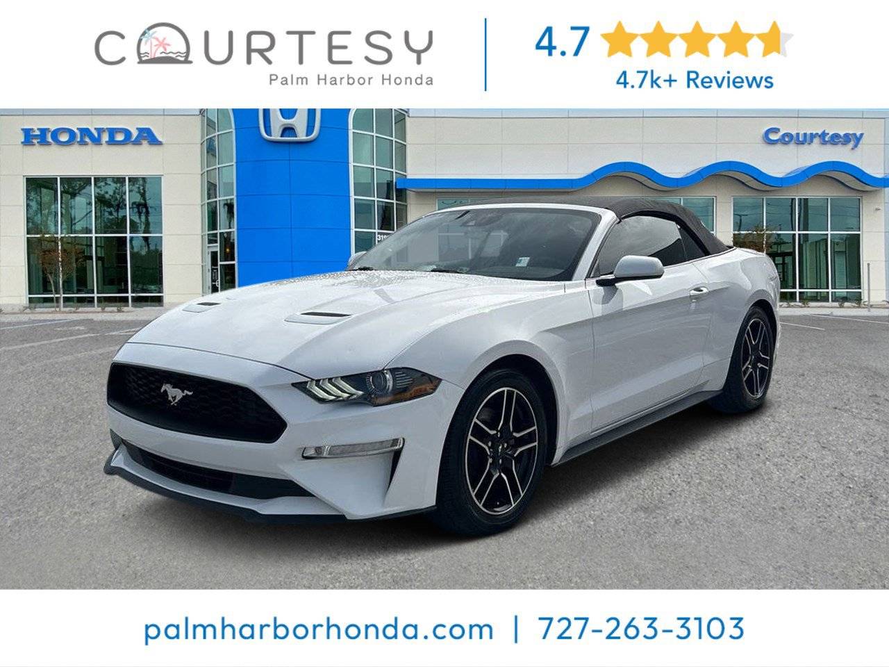 2021 Ford Mustang EcoBoost Premium — Convertible — 70,867 mi — Palm Harbor, FL