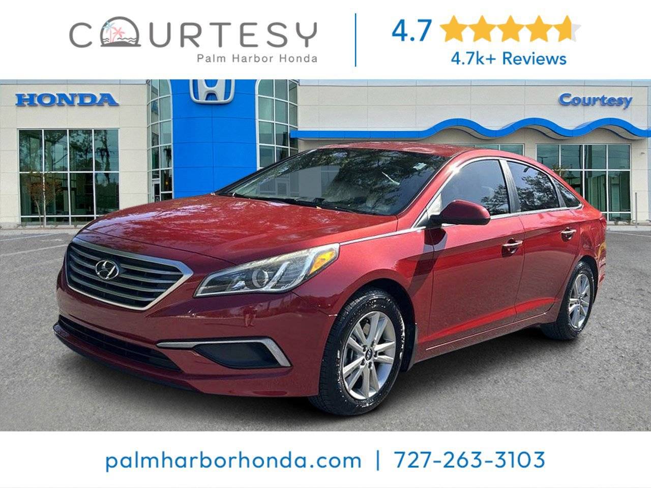 2017 Hyundai Sonata SE — Sedan — 64,373 mi — Palm Harbor, FL