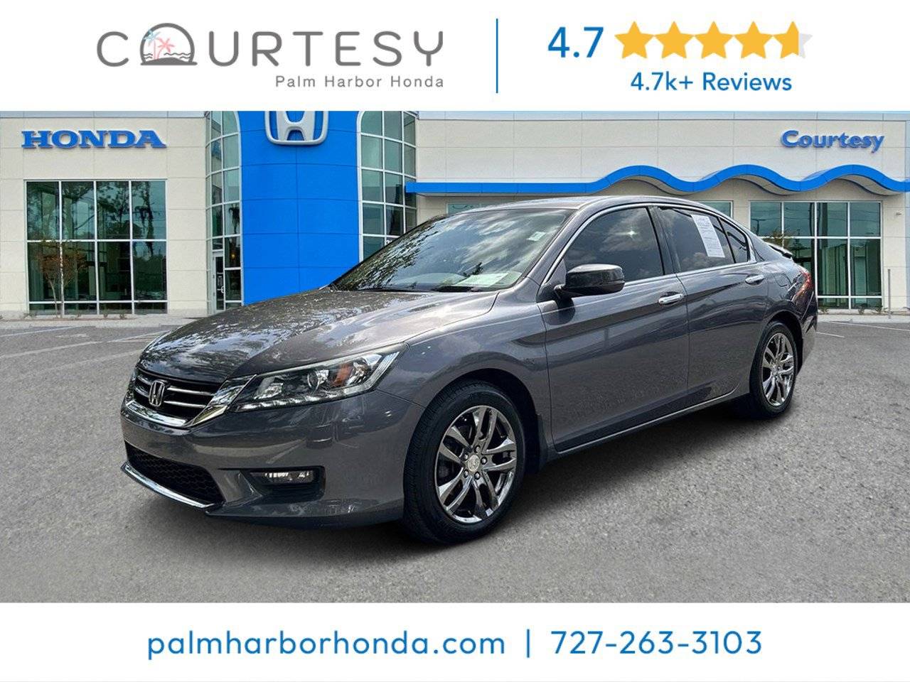 2015 Honda Accord EX-L V6 — Sedan — 62,612 mi — Palm Harbor, FL