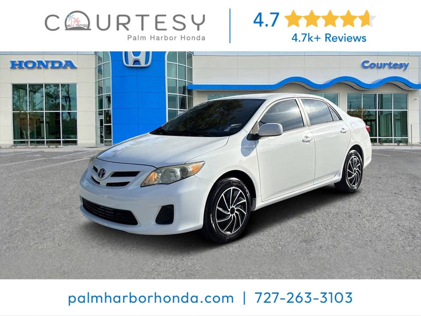 2012 Toyota Corolla LE — Sedan — 56,345 mi — Palm Harbor, FL
