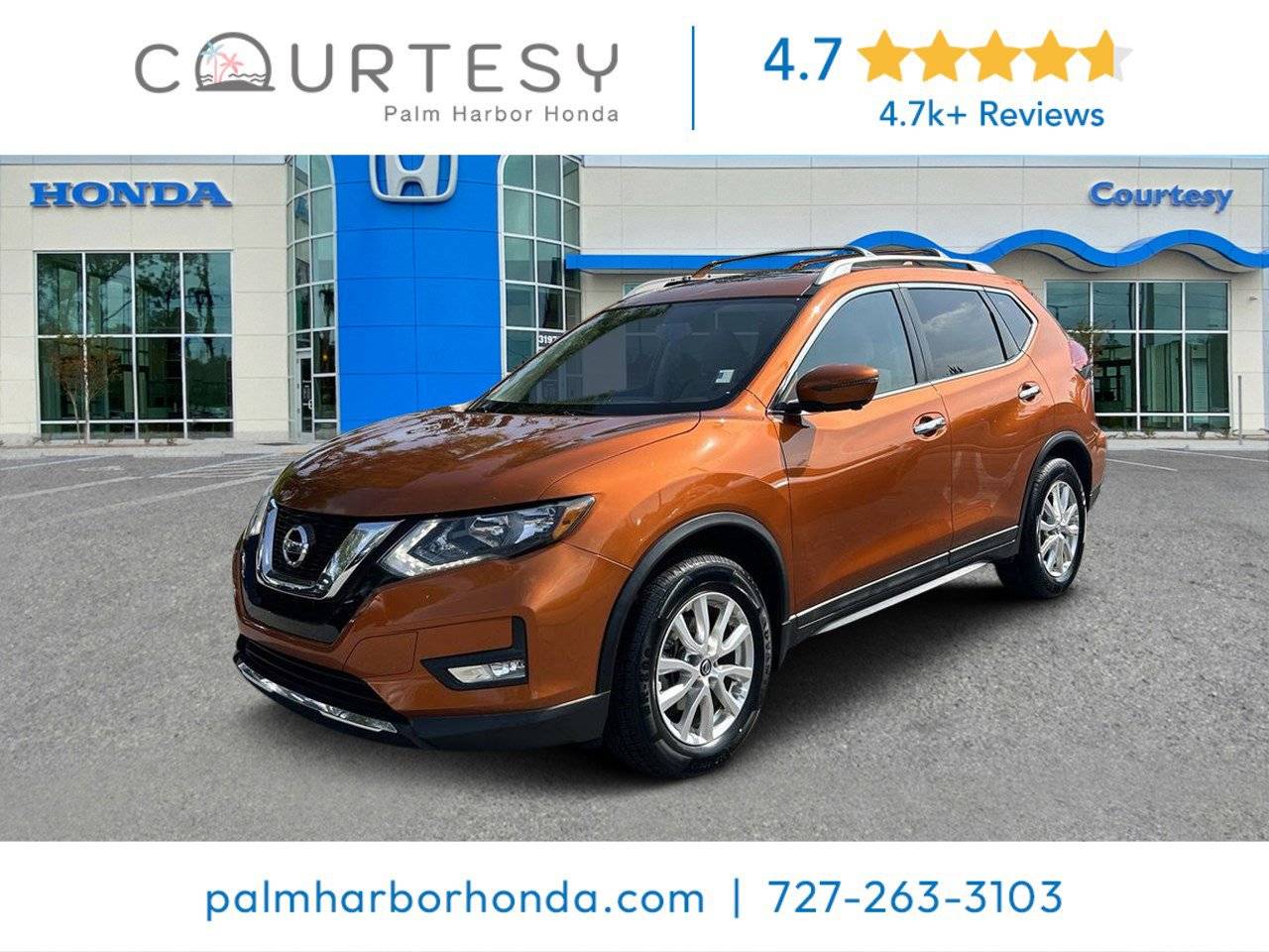 2017 Nissan Rogue SV — SUV — 113,293 mi — Palm Harbor, FL