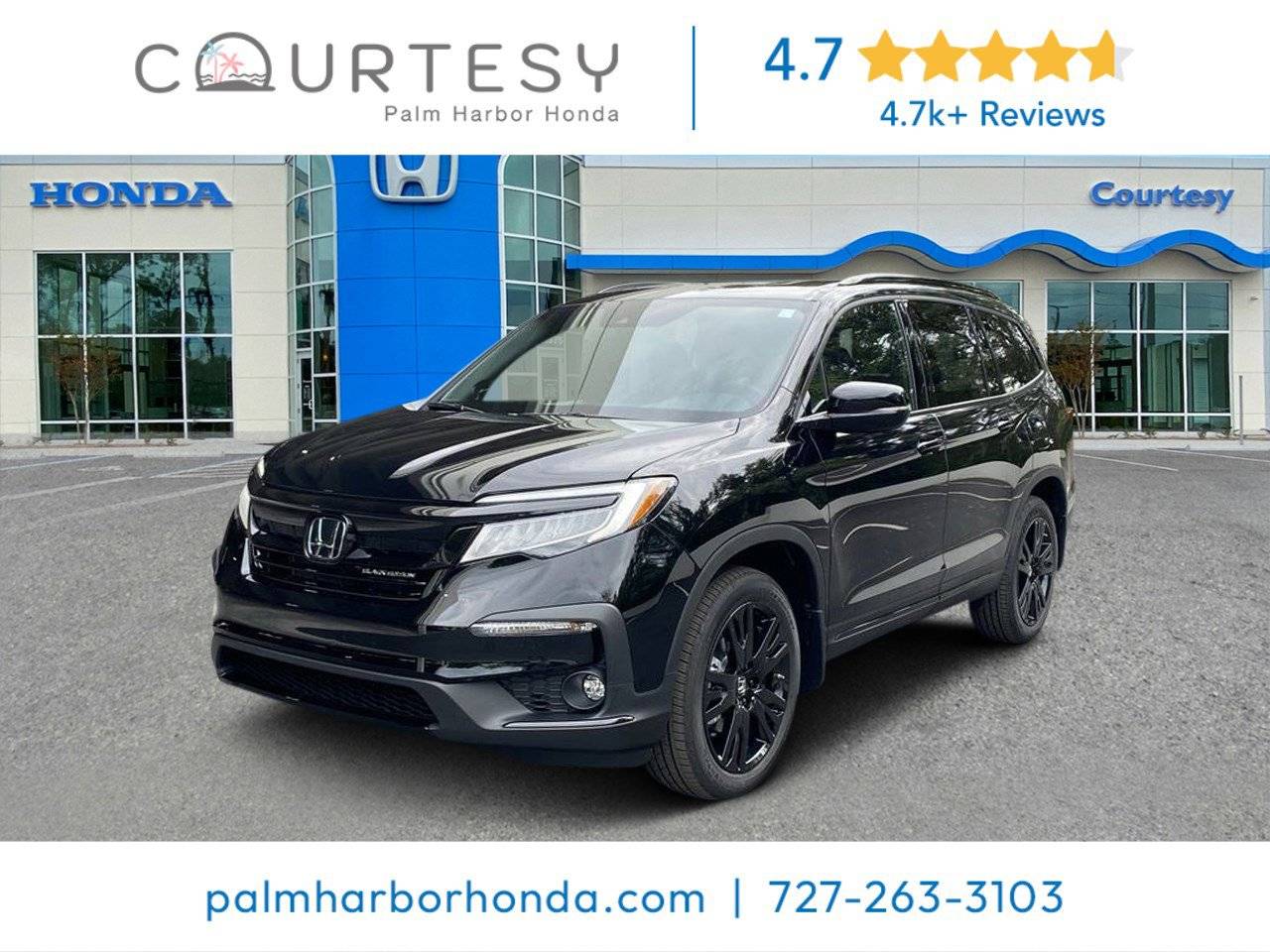 2022 Honda Pilot Black Edition — SUV — 8,616 mi — Palm Harbor, FL