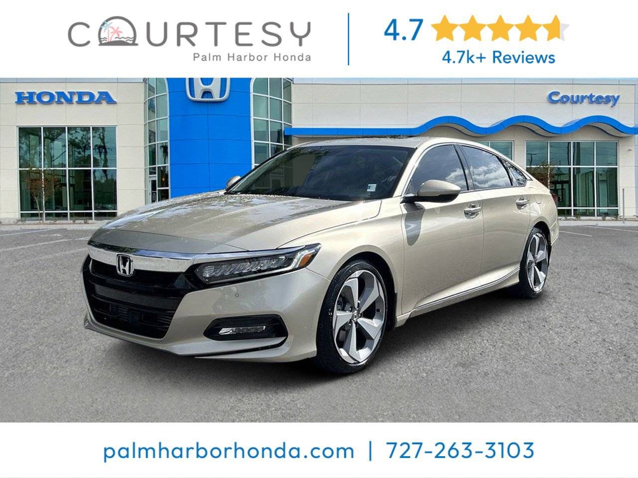 2019 Honda Accord Touring — Sedan — 22,750 mi — Palm Harbor, FL