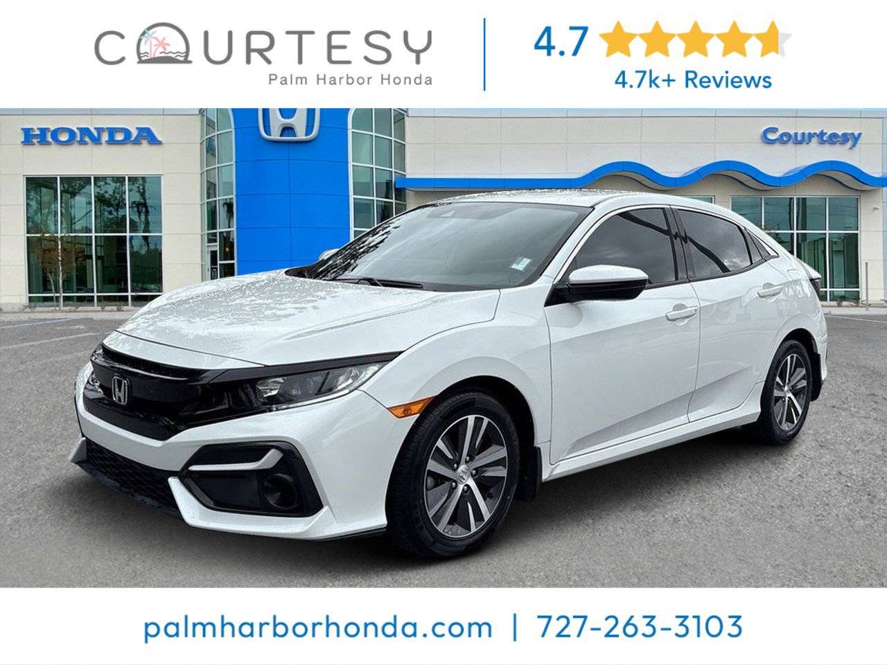 2020 Honda Civic LX — Hatchback — 30,517 mi — Palm Harbor, FL