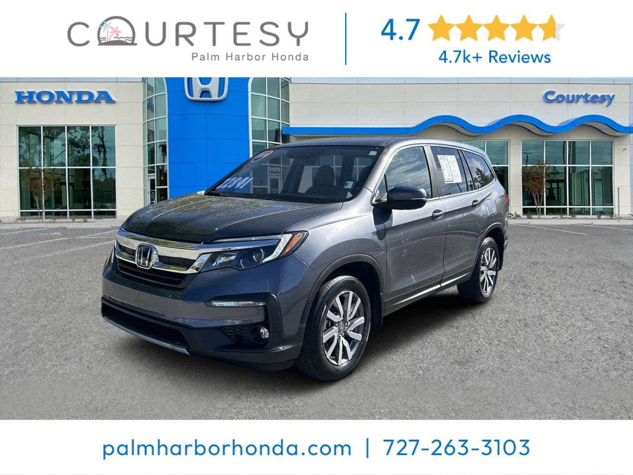 2019 Honda Pilot EX-L — SUV — 72,710 mi — Palm Harbor, FL