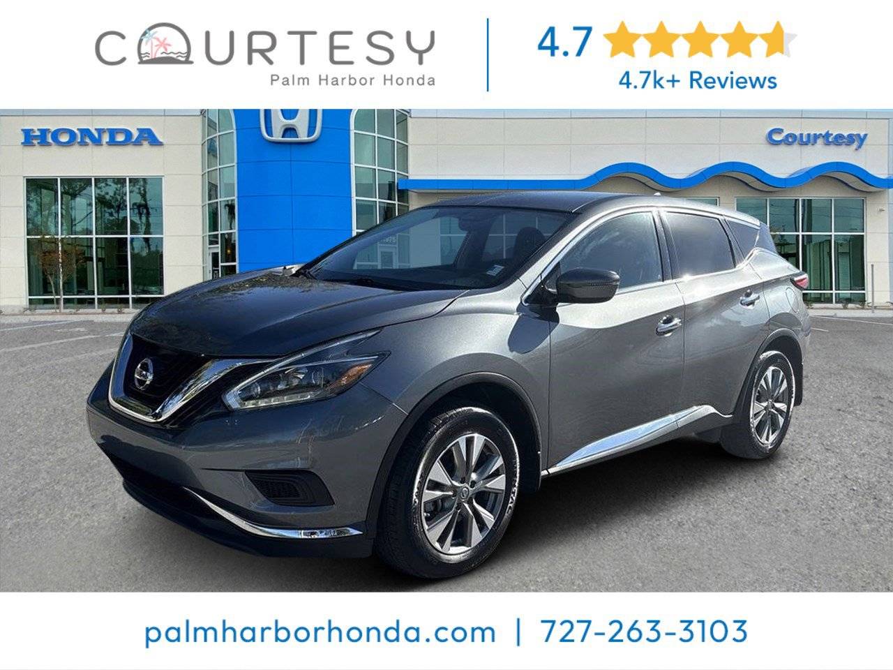 2018 Nissan Murano S — SUV — 26,102 mi — Palm Harbor, FL