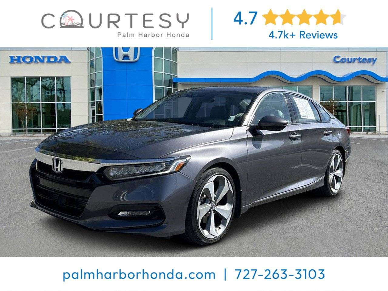 2018 Honda Accord Touring — Sedan — 84,524 mi — Palm Harbor, FL