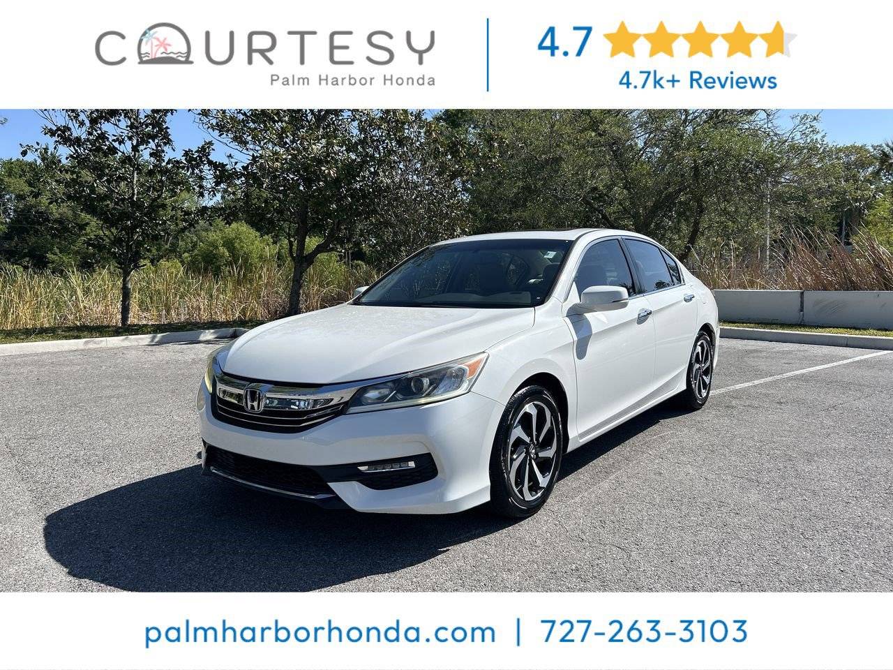 2017 Honda Accord EX-L — Sedan — 93,760 mi — Palm Harbor, FL
