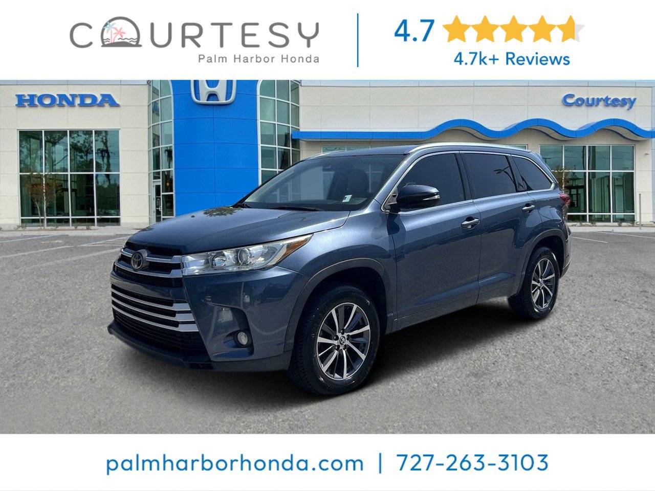 2017 Toyota Highlander XLE — SUV — 104,492 mi — Palm Harbor, FL