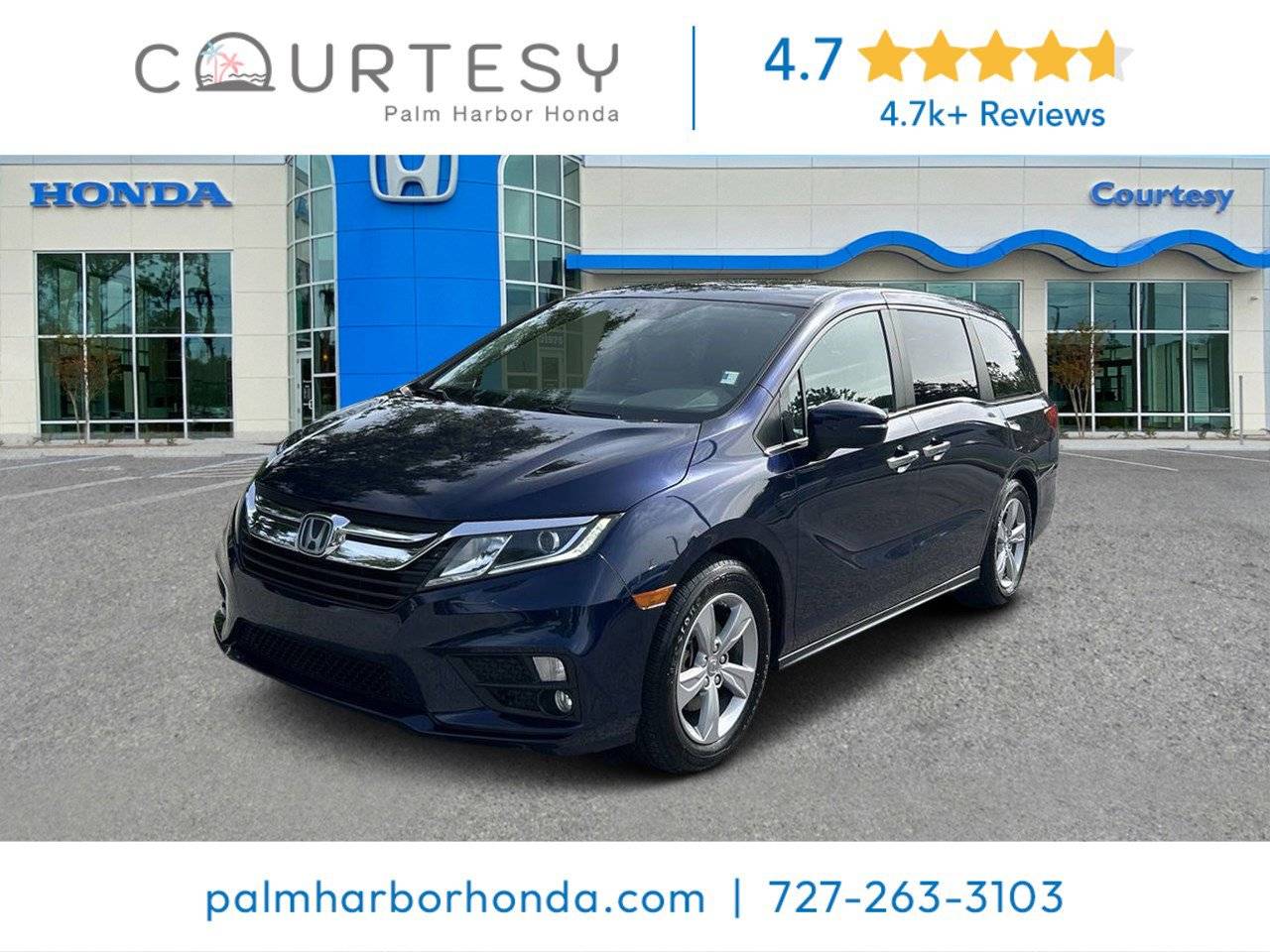 2019 Honda Odyssey EX-L — Minivan — 134,780 mi — Palm Harbor, FL