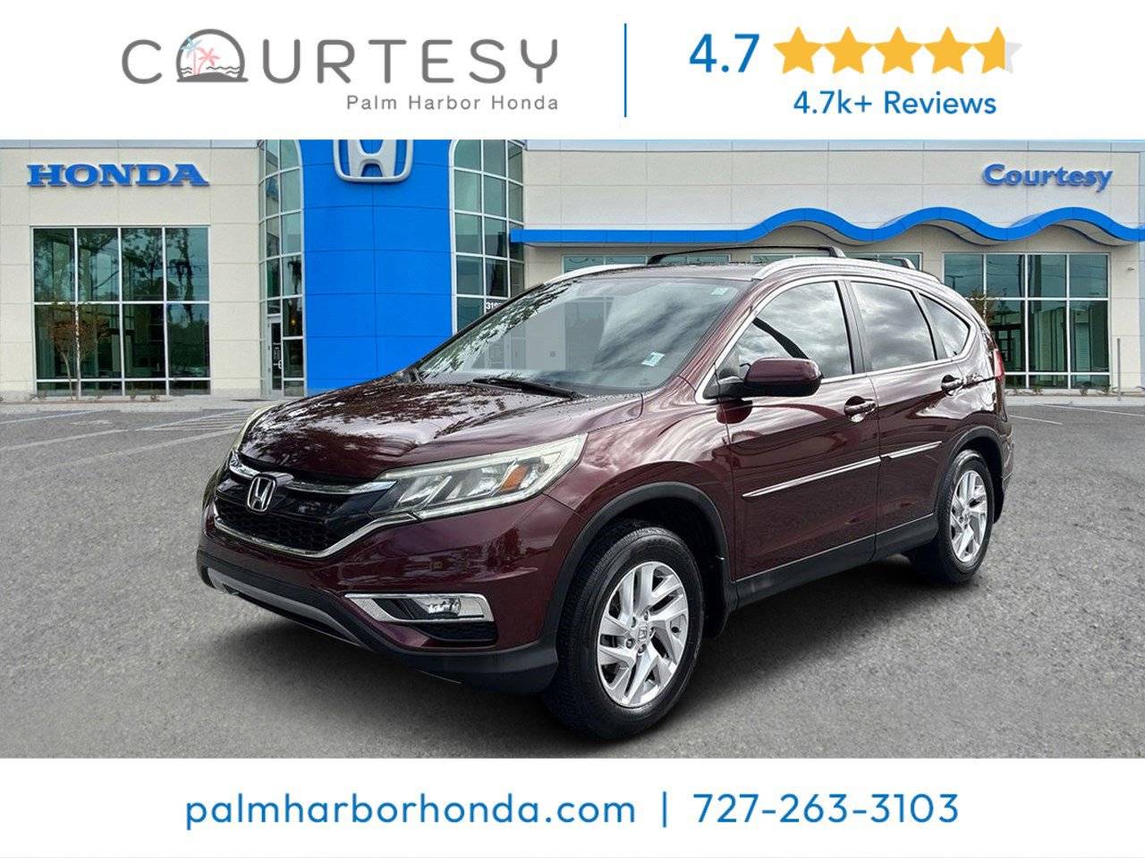 2015 Honda CR-V EX-L — SUV — 119,381 mi — Palm Harbor, FL