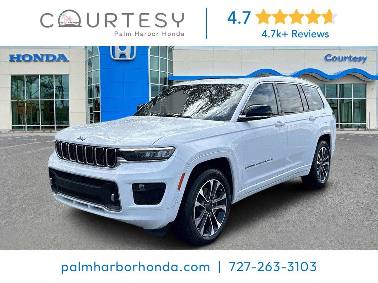 2021 Jeep Grand Cherokee Overland — SUV — 54,079 mi — Palm Harbor, FL