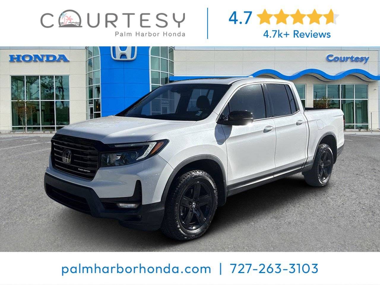 2023 Honda Ridgeline Black Edition — Pickup Truck — 16,469 mi — Palm Harbor, FL