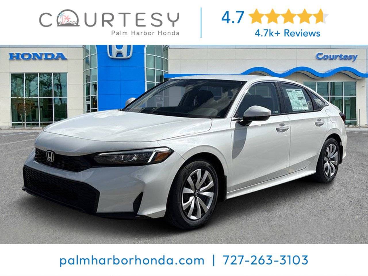 2026 Honda Civic LX — Sedan — 526 mi — Palm Harbor, FL