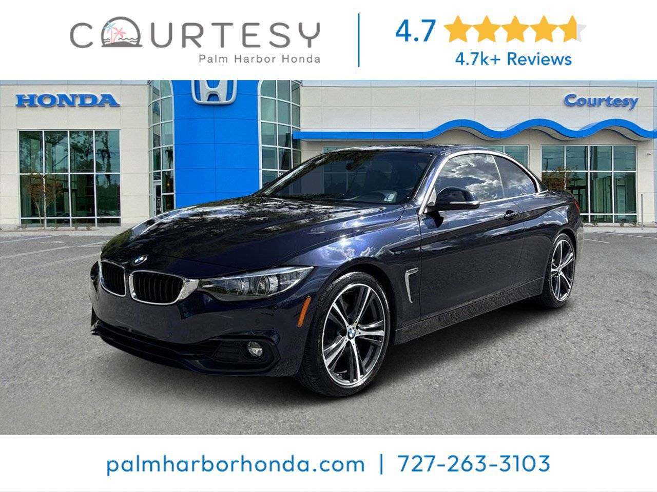 2018 BMW 4 Series 430i — Convertible — 60,140 mi — Palm Harbor, FL