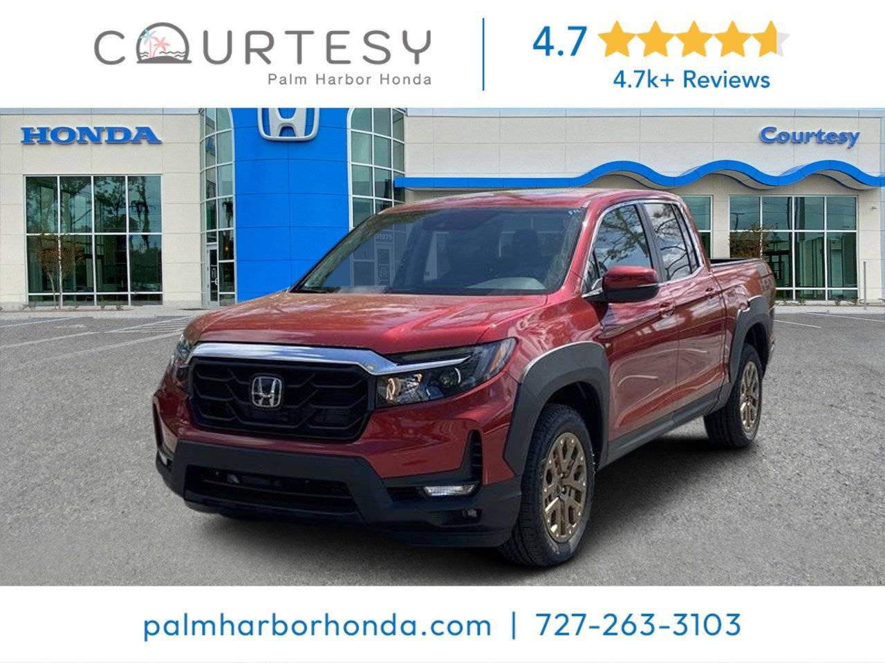 2023 Honda Ridgeline RTL — Pickup Truck — 4,489 mi — Palm Harbor, FL