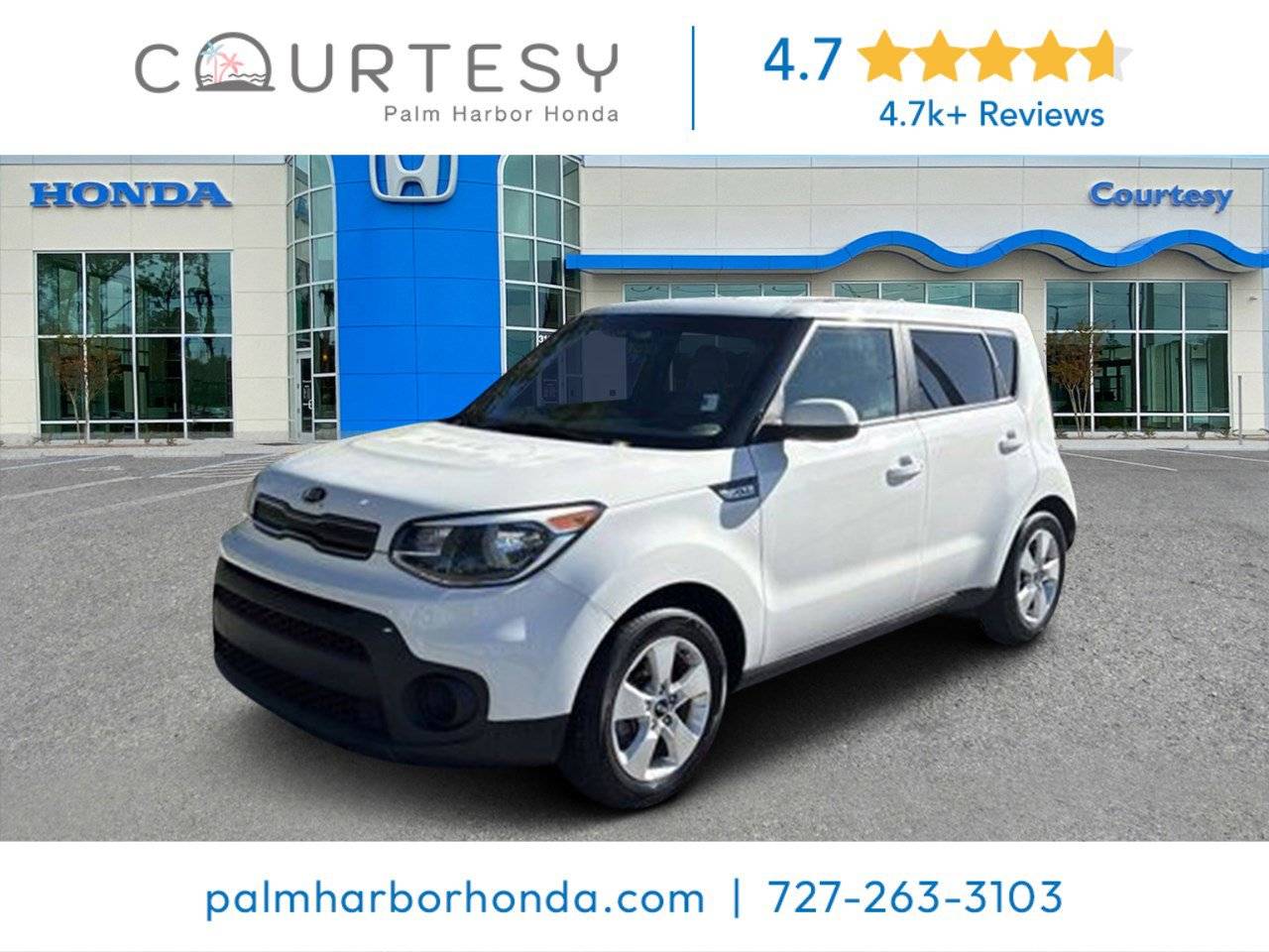 2019 Kia Soul Base — Hatchback — 63,960 mi — Palm Harbor, FL