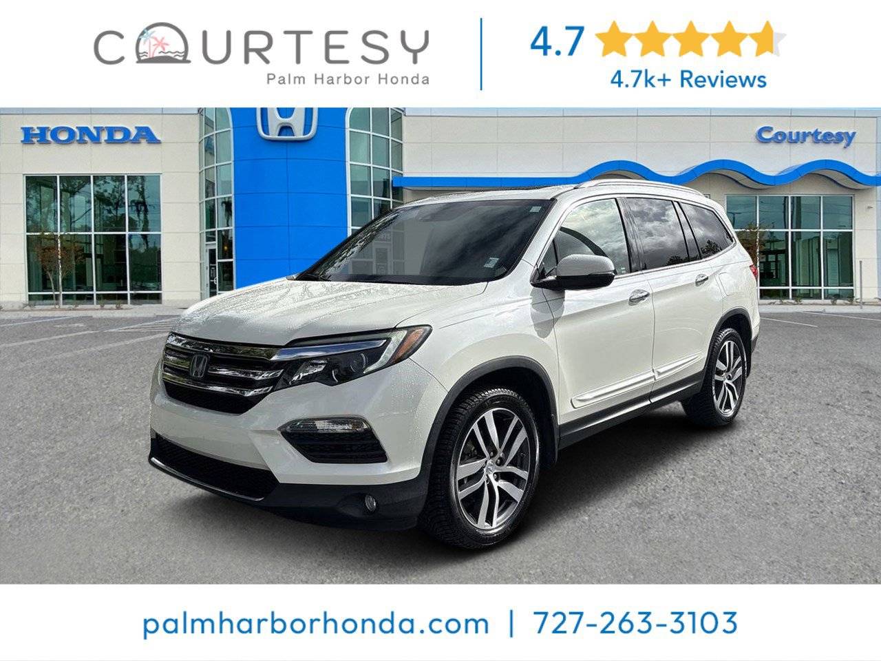 2016 Honda Pilot Elite — SUV — 128,710 mi — Palm Harbor, FL